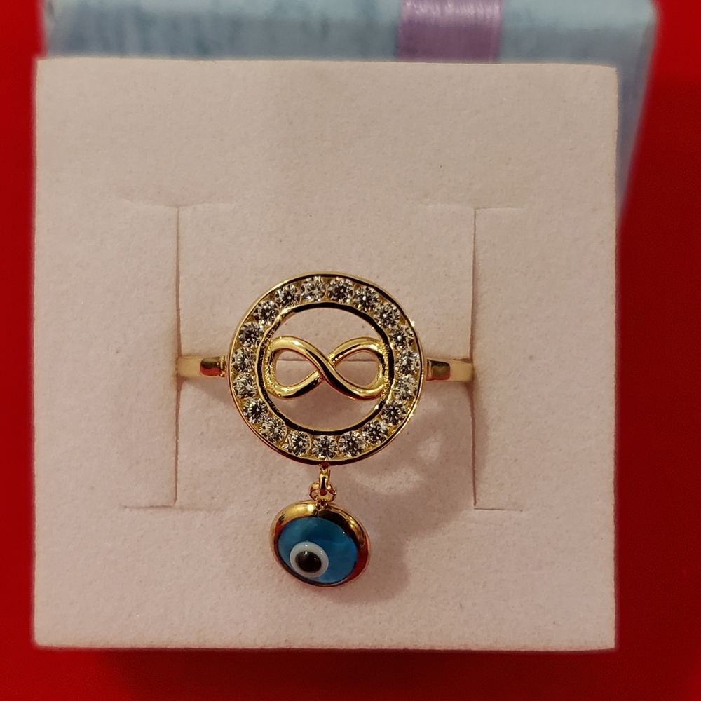 10kt Gold Infinity Design Ring - image 1